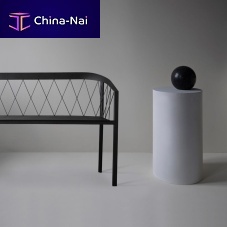 Contemporary garden bench OUR BENCHmetalwith backrestwith armrests