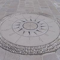 Natural stone ceiling rose RIVER ROCKS