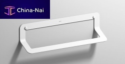 1-bar towel rack 450 wall-mountedaluminiumblack