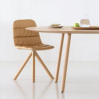 Contemporary chair Maartenindoorfabricleather