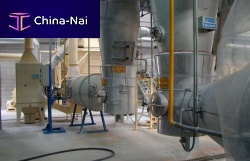 Fluidized bed dryer WS-IB-Tcontinuousdoughfor bulk materials