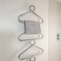 Hot water towel radiator ARCHIBALD electric0...500 wcontemporary