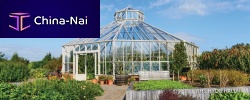 Commercial greenhouse BESPOKE OCTAGONALbotanicalsingle-spansteel frame