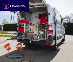 Inspection vehicle CROSS|LANDERfor pipe inspectioncombustion engine