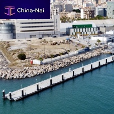 Floating dock mooringfor marinasexpanded polystyrene