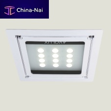 Recessed downlight BENZIN CANOPY / O07.WL.16200LEDsquareIP66