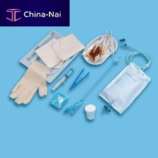 Emergency kit urinary catheterizationwith glovedisposable
