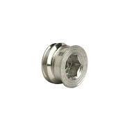 Round plug 0035-2-BLKthreadedmetalthread