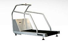 Treadmill with handrails