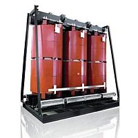 Pulse transformer cast resindryfor railway applications