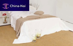 Double bed CLAUDIAtraditionalupholsteredwith upholstered headboard