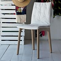 Contemporary chair ALFAindoorsolid woodlacquered wood