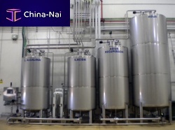 Water cleaning system automaticfor dairy productswith rinsing