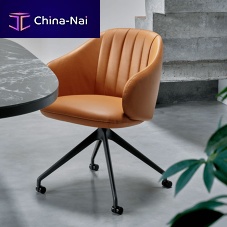 Contemporary chair Baaniindoorfabricleather