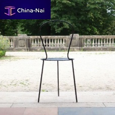 Contemporary chair L'ASSISEgardensteelsteel base