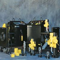 Electro-hydraulic drilling unit tapping