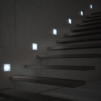 Recessed wall light fixture SOLELEDsquarecommercial