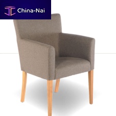 Traditional armchair GUZZtextileleatherbeech