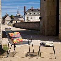 Contemporary garden chair AMBROISEoutdoorsteelstackable