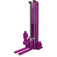 Lifting column for medical applications heavy-duty