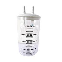 Body fluids suction jar SJ-4Jpolycarbonateautoclavable