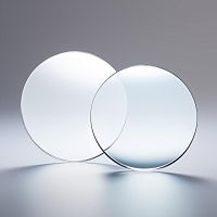 Plano-convex lens element cylindricalsphericalzinc selenide