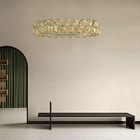 Contemporary chandelier MURAN Rblown glassextruded aluminumcommercial