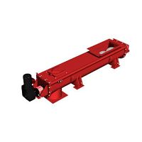 Screw conveyor horizontaltransportelectric drive
