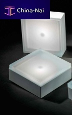 Recessed floor light fixture BRIKKOLEDsquareIP67