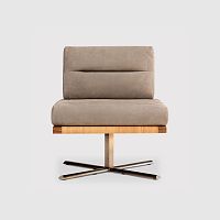 Contemporary chair LA RAMBLAindoorfabricleather