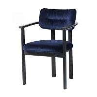 Contemporary chair PILLARindoorleathersolid wood base