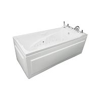 Free-standing bathtub ORIONMEDhydromassagechromotherapyplastic