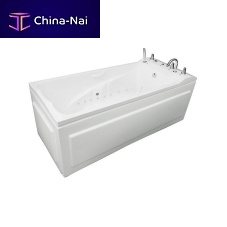 Free-standing bathtub ORIONMEDhydromassagechromotherapyplastic