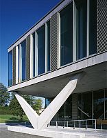 Glass ventilated facade BARRACKS FOCH, CERCLE MESS ST. MAURICE, DONAUESCHINGEN