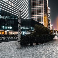 Garden bollard light ICALIfor public spacescontemporarycast aluminum