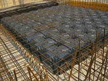 Modular formwork element CRAWL SPACES MODdisposableplasticfor slab