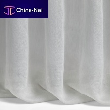 Plain sheer curtain fabric PRESTO woolPESwashable