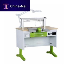 Dental laboratory workstation with light JT-52with shelvestabletopstainless steel