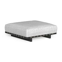 Contemporary pouf ARGOfabricaluminumsquare