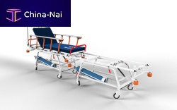 Patient transfer stretcher trolley DS 1010transferpneumaticwith adjustable backrest