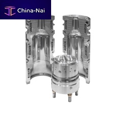 Multi-cavity blow mold for PET bottles