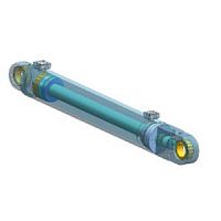 Welded cylinder DE 160 DH serieshydraulicwith piston roddouble-acting
