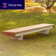 Contemporary garden bench O1-1621solid woodashoiled wood