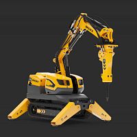 Remote-controlled demolition robot Brokk 70+compact