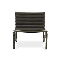 Contemporary fireside chair THEA THE 31Cleathermetal