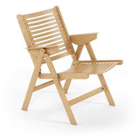 Scandinavian design armchair teakwalnutfolding