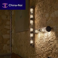 Contemporary wall light IN THE TUBEindooroutdoorcast aluminum