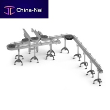 Chain conveyor Aluflex horizontalcurvedtransport