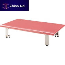 Mechanical Bobath table GH-710on casterswith adjustable height backrest1-section