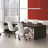 Contemporary conference table PRATwoodenwith integrated electrical outletcommercial